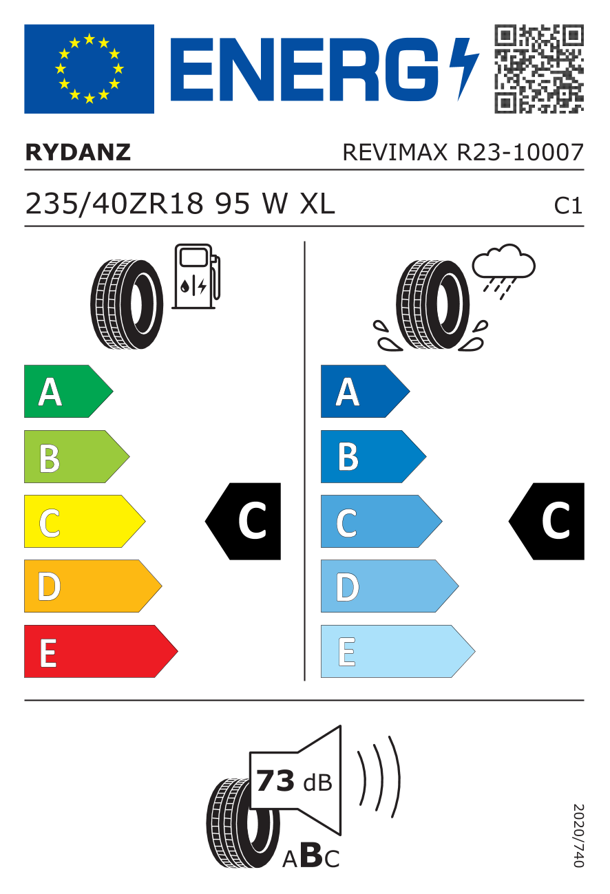 Rydanz R23 Semi-Slick - 235/40 ZR18 95W XL - Race Compound 200